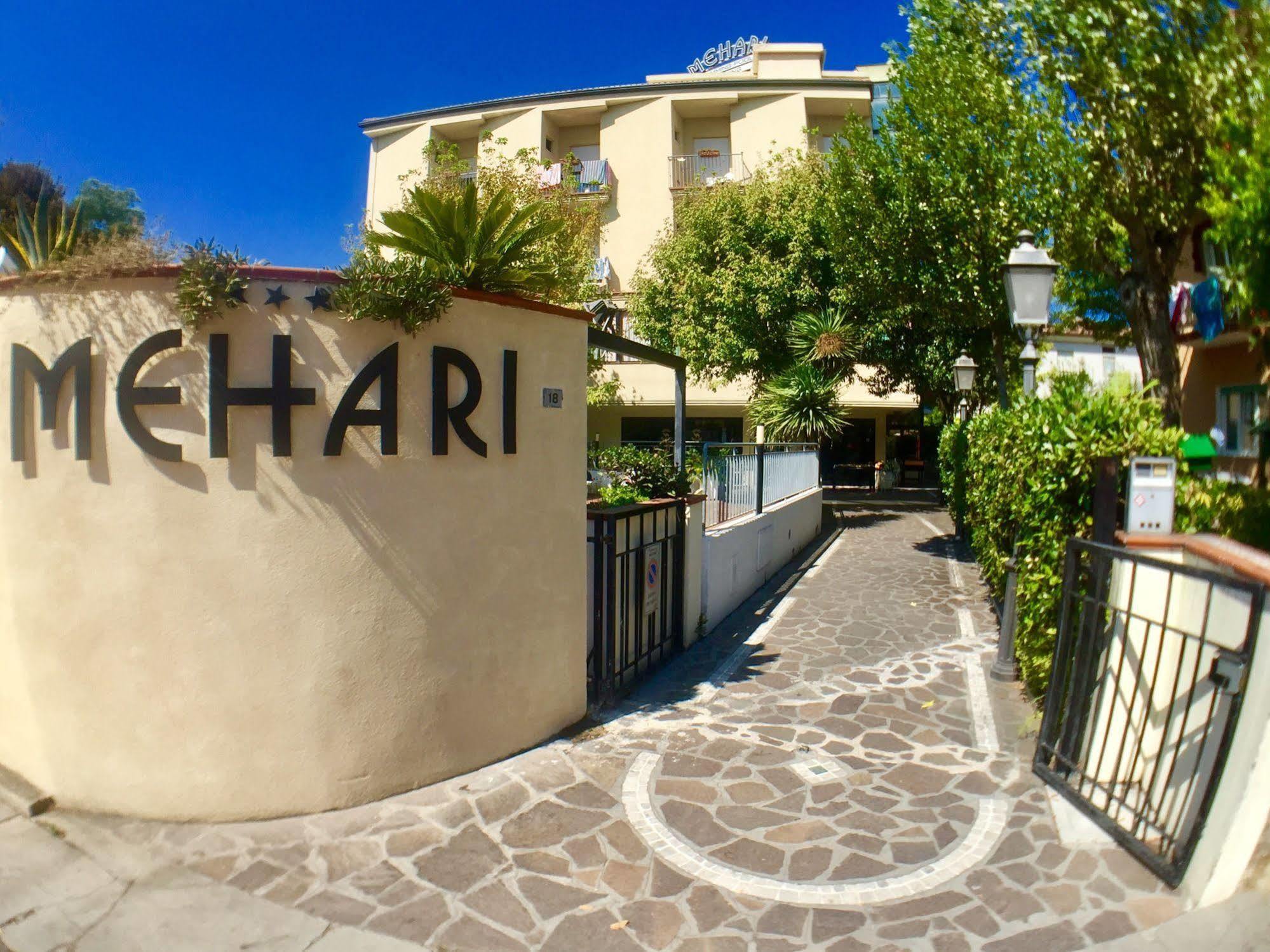 Hotel Mehari Риччоне Экстерьер фото